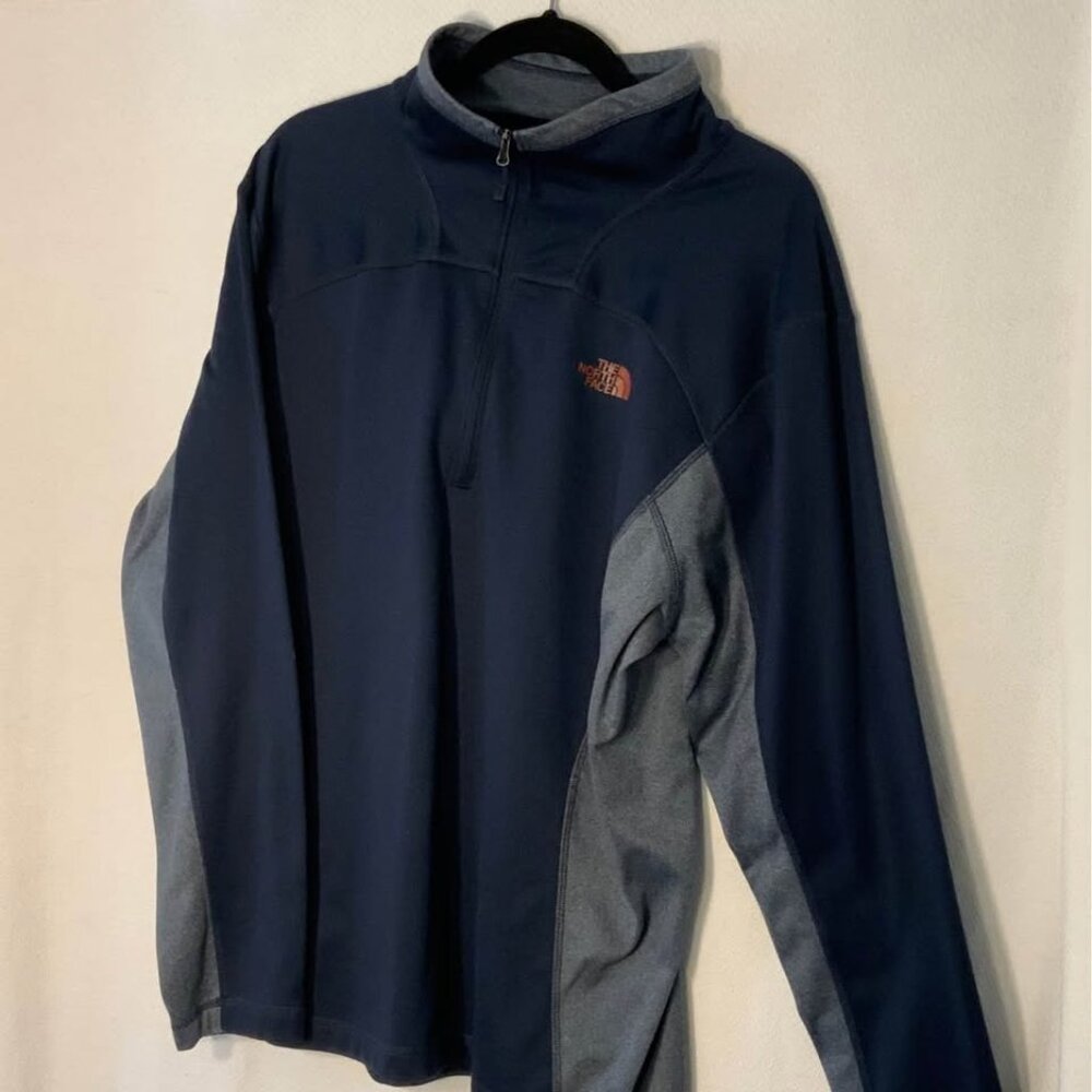 North Face Men’s Essential ¼ Zip Pullover BLUE - XL